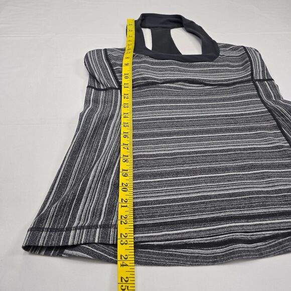 Lululemon Women's Scoop Neck Magnum Space Dye/Gray Tank Size 10 - Picture 7 of 10